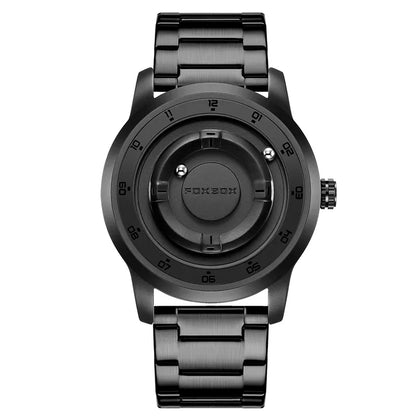 Planet Design Magnetic Pointer Watch – Waterproof Fashion Quartz Watch for Men - TREASURE ESHOP