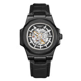 Automatic Skeleton Watch Men | Leather Luxury Waterproof - TREASURE ESHOP