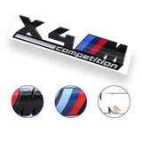 3D BMW Schriftzug Emblem Aufkleber – für Karosserie Seite/Heck (M Competition, X1-X5)