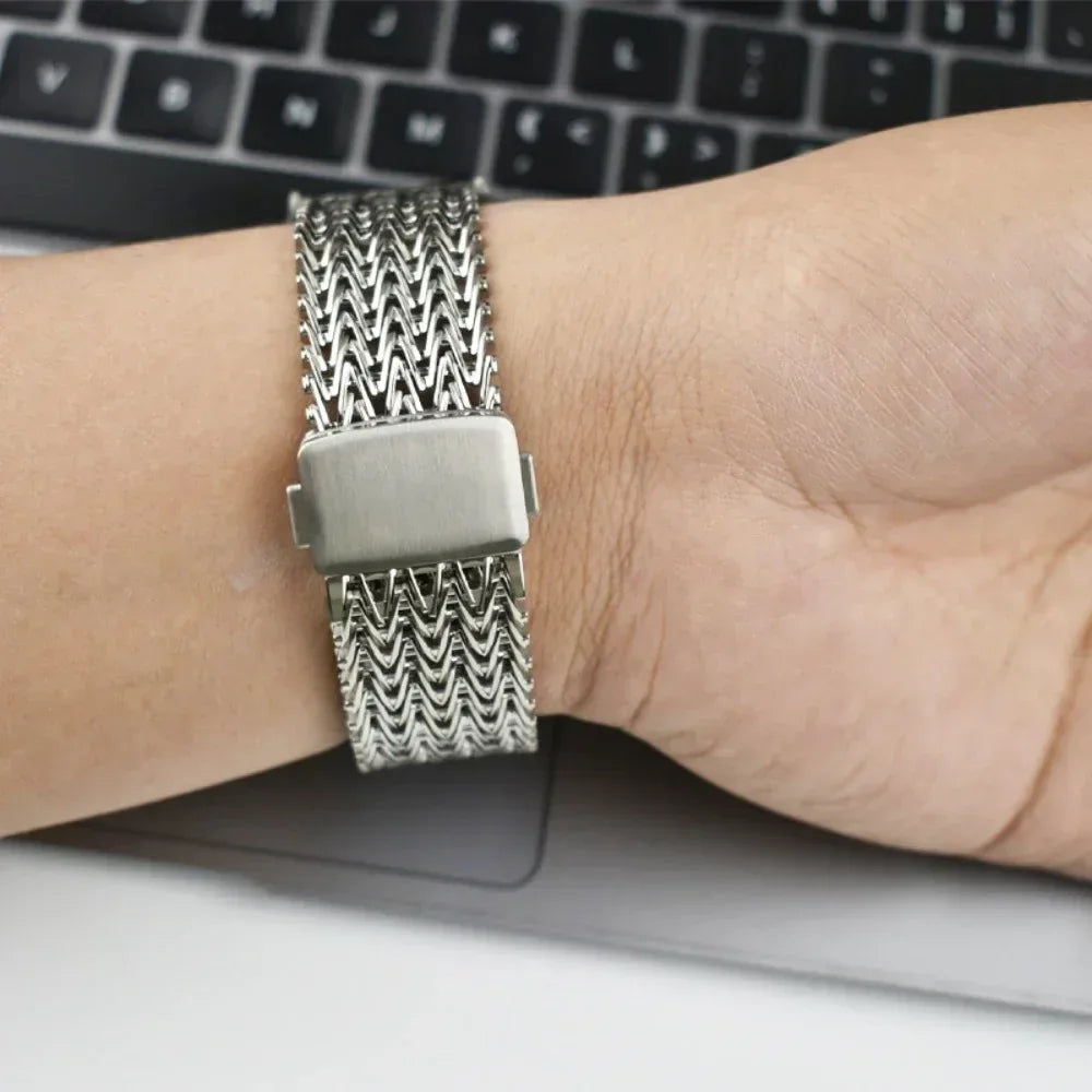 22mm Magnetic Stainless Steel Watch Strap - TREASURE ESHOP