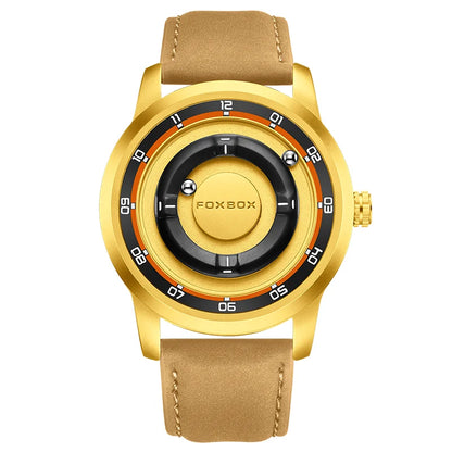 Planet Design Magnetic Pointer Watch – Waterproof Fashion Quartz Watch for Men - TREASURE ESHOP