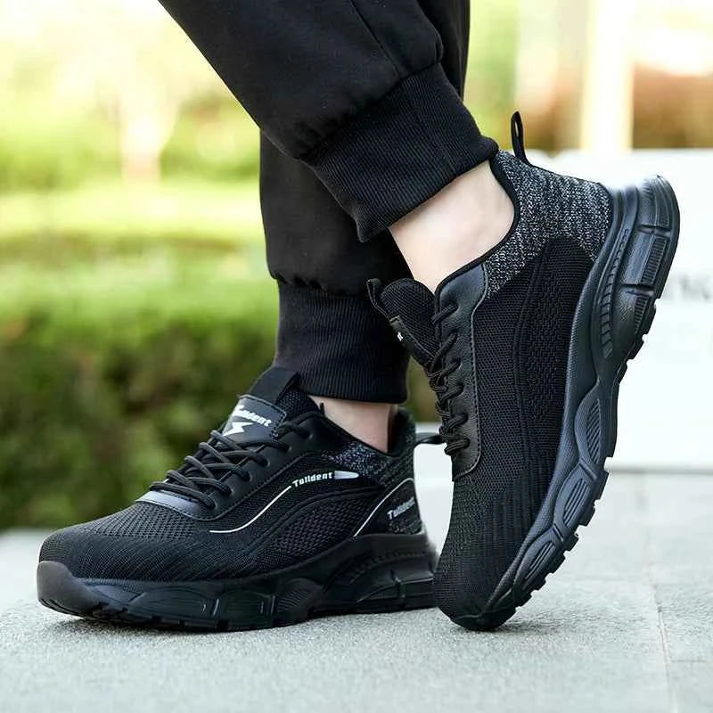 Men's safety shoes, anti smash and anti stab work shoes, men's indestructible safety boots, insulated shoes, tactical boots