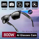 W610 KI-Smart-Sonnenbrille mit farbwechselnden Gläsern und Dual-Kamera-Design