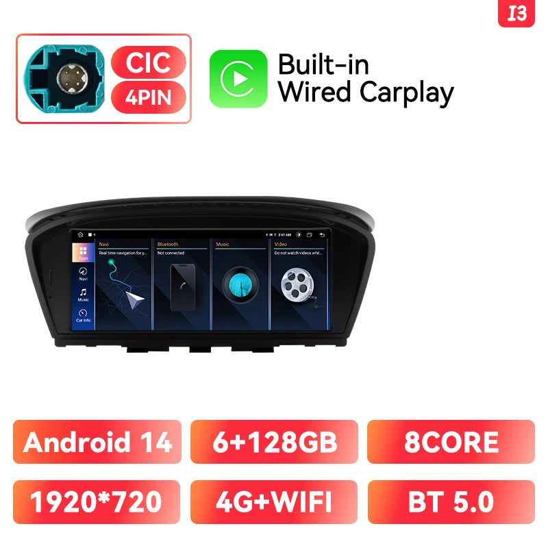 Android 14 Car Radio BMW 3/5 Series | CarPlay & GPS - TREASURE ESHOP