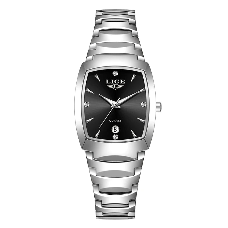 Women’s Luxury Stainless Steel Quartz Watch – Elegant Business Ladies Fashion Wristwatch - TREASURE ESHOP