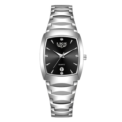 Women’s Luxury Stainless Steel Quartz Watch – Elegant Business Ladies Fashion Wristwatch - TREASURE ESHOP