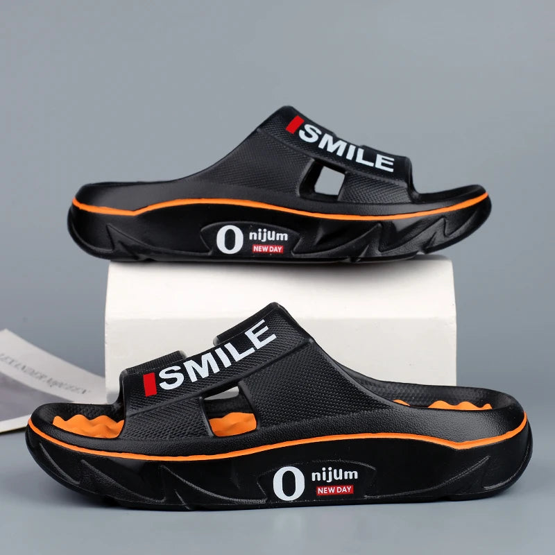 Men’s Massage Slippers – Soft EVA Summer Slides for Indoor & Outdoor