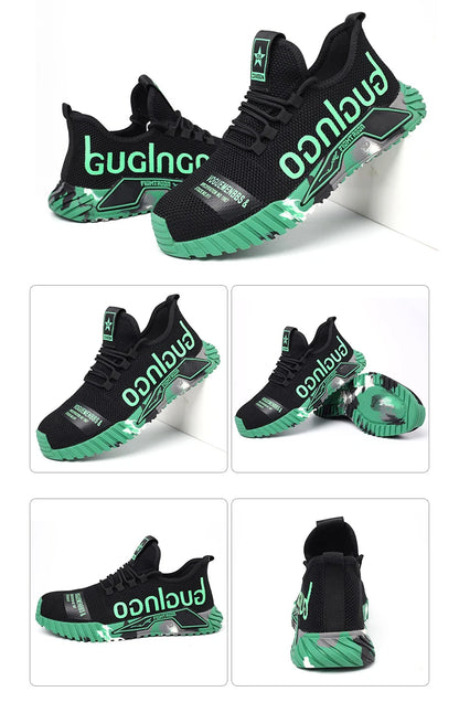 Men’s Steel Toe Work Sneakers | Puncture-Proof Safety Shoes - TREASURE ESHOP