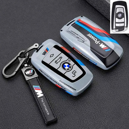 Metal Key Case Cover for BMW 1 3 5 7 Series X1 X3 X4 X5 | Luxury Zinc Alloy Car Key Fob Shell