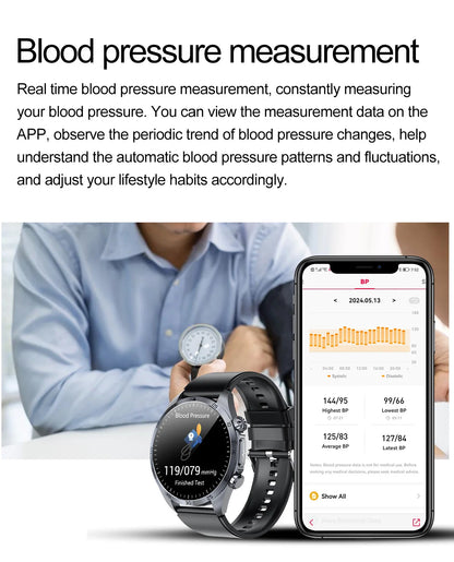 ECG+PPG Smart Health Watch | AI Blood Lipid & Fitness Tracker - TREASURE ESHOP