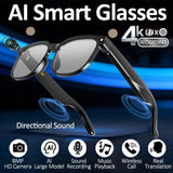 Smart Glasses mit 8-MP-Kamera, rahmenlosem TR90-Design und Bluetooth-Kopfhörern