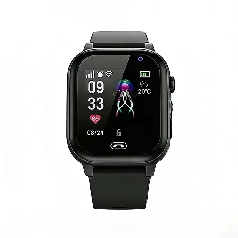 Kinder-Smartwatch 4G SIM | GPS, SOS, Kamera, IP67 – 3–12 Jahre