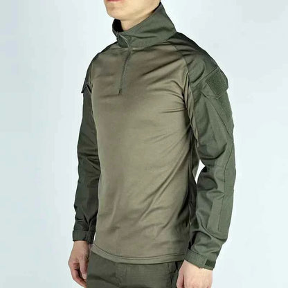 Outdoor G3 Tactical Hiking T-Shirts Combat Shirts CP Camo Long Sleeve Hunting Shirt Cotton Sport Men Clothes Windproof