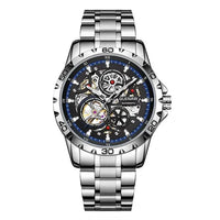 Steampunk Skeleton Automatic Watch for Men | Luxury Mechanical Timepiece - TREASURE ESHOP