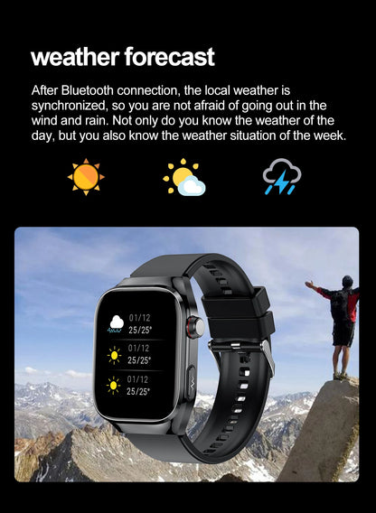 Three Highs Smartwatch TK16 | ECG, Blood Pressure & Body Analysis - TREASURE ESHOP