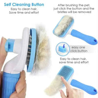 FurGone Self-Cleaning Pet Brush – Remove Loose Hair in Seconds (For Dogs & Cats)