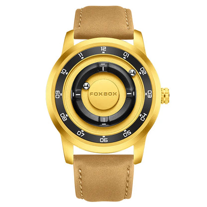 Planet Design Magnetic Pointer Watch – Waterproof Fashion Quartz Watch for Men - TREASURE ESHOP