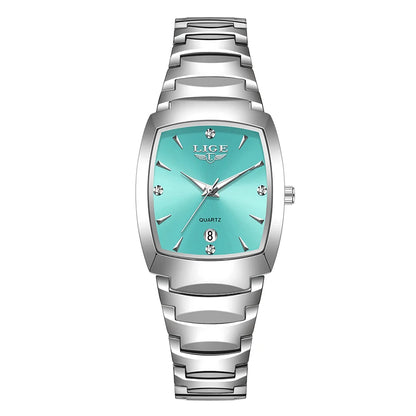 Women’s Luxury Stainless Steel Quartz Watch – Elegant Business Ladies Fashion Wristwatch - TREASURE ESHOP