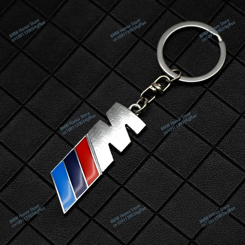 BMW Metal PU Leather Keychain – Luxury Car Logo Key Ring Accessory - TREASURE ESHOP