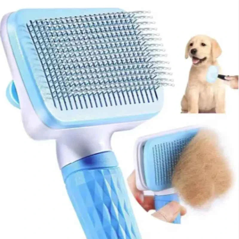 FurGone Self-Cleaning Pet Brush – Remove Loose Hair in Seconds (For Dogs & Cats)