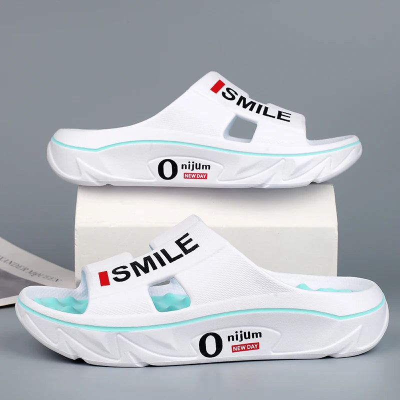 Men’s Massage Slippers – Soft EVA Summer Slides for Indoor & Outdoor