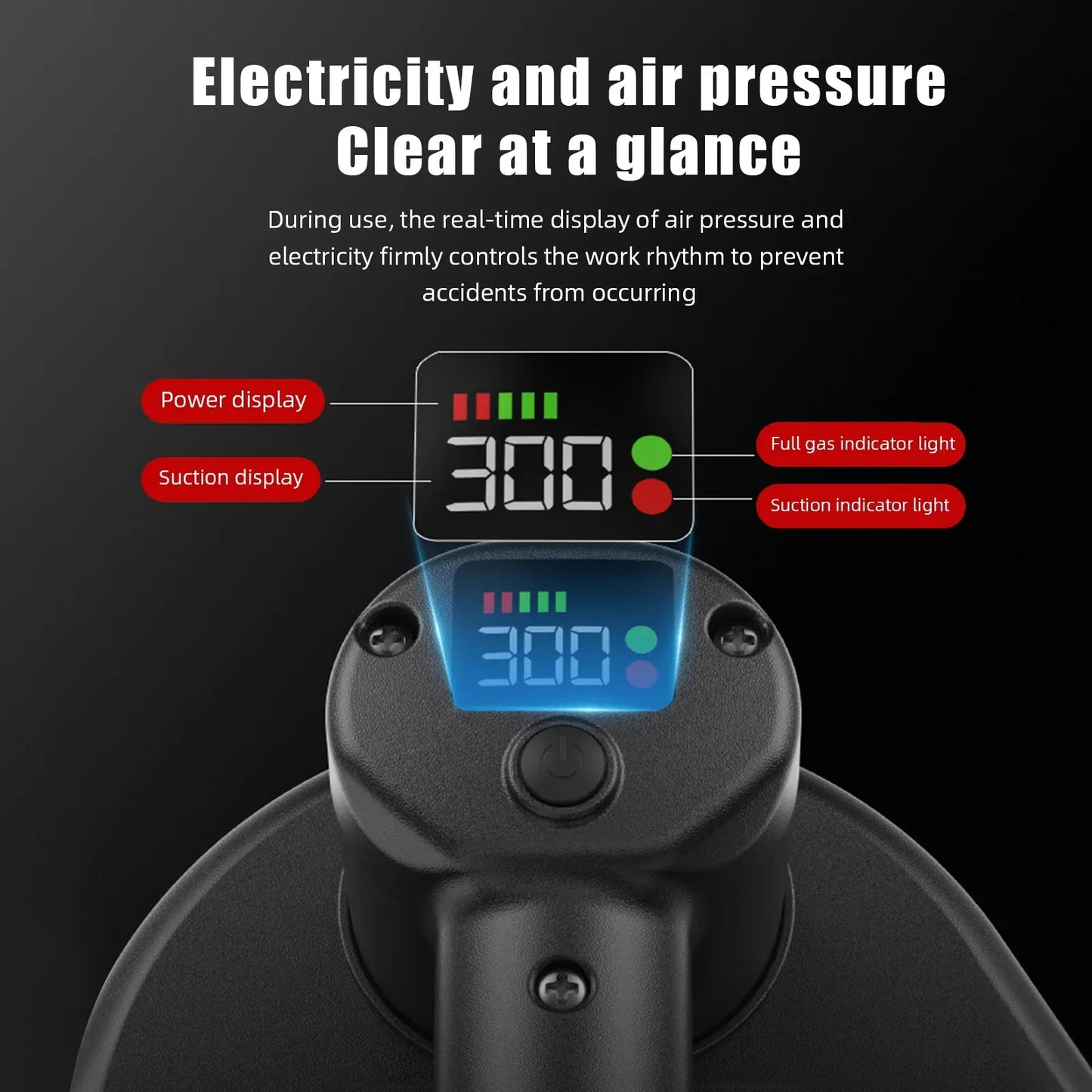 300KG Electric Vacuum Lifter | Dual Motor Industrial Tool - TREASURE ESHOP