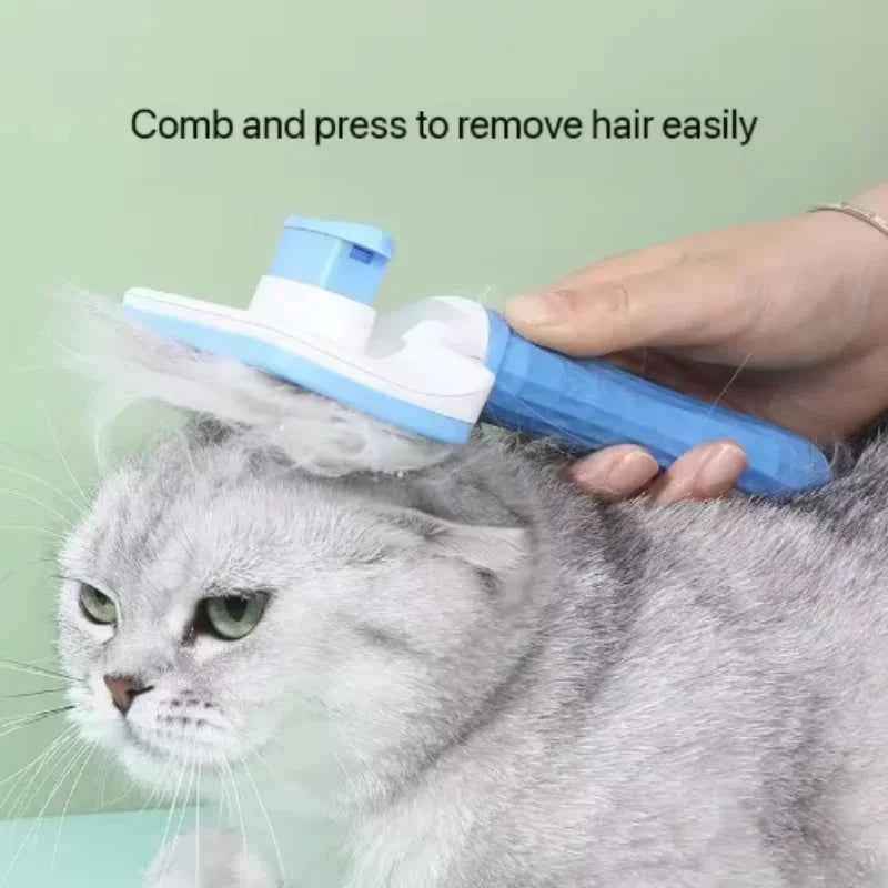 FurGone Self-Cleaning Pet Brush – Remove Loose Hair in Seconds (For Dogs & Cats)