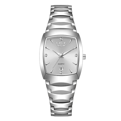 Women’s Luxury Stainless Steel Quartz Watch – Elegant Business Ladies Fashion Wristwatch - TREASURE ESHOP