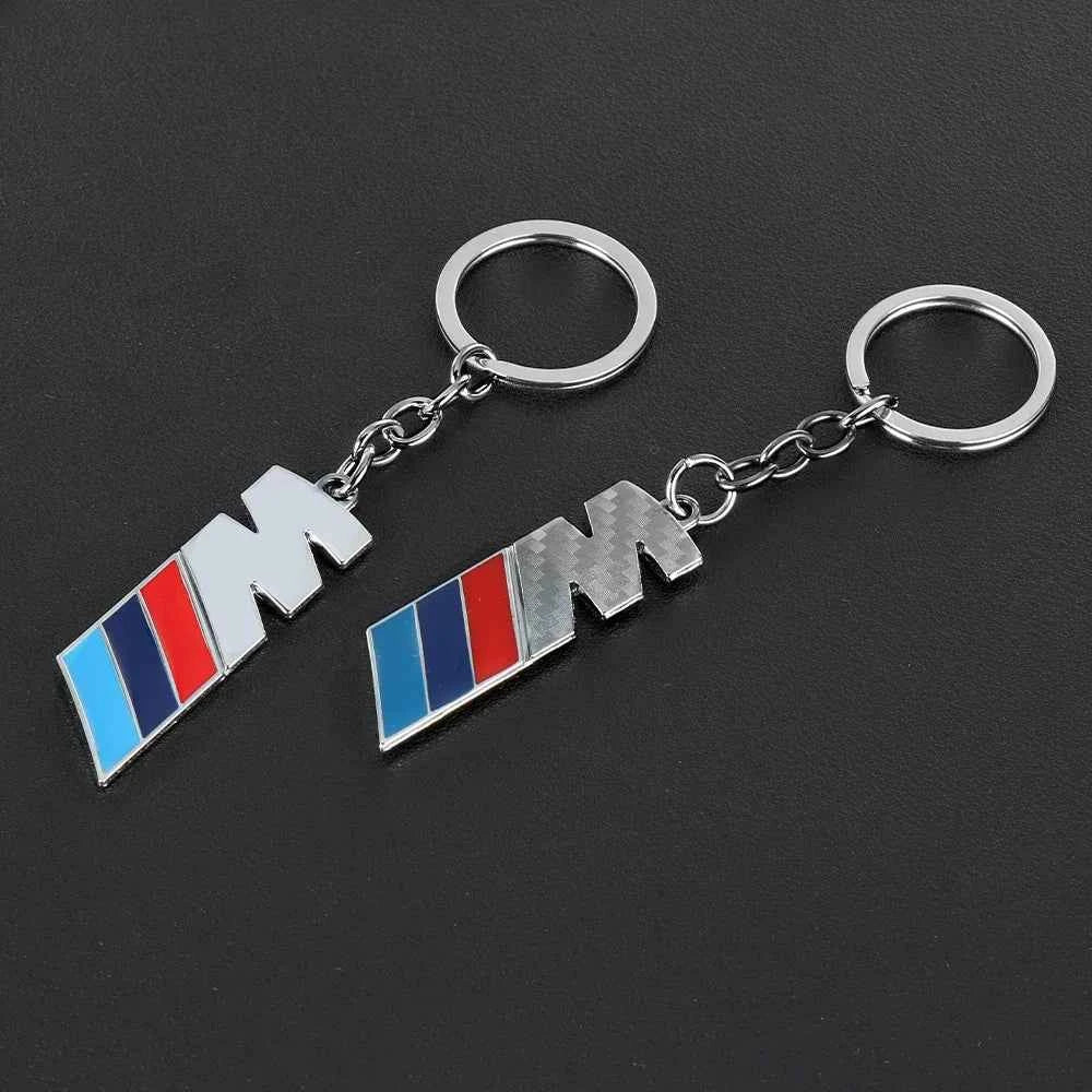 Zinc Alloy Braided Rope Keychain Car Styling Key Ring Accessories For BMW M1 M2 M3 M4 M5 M6 E30 E36 E39 E46 E60 E90 F10 F20 F30