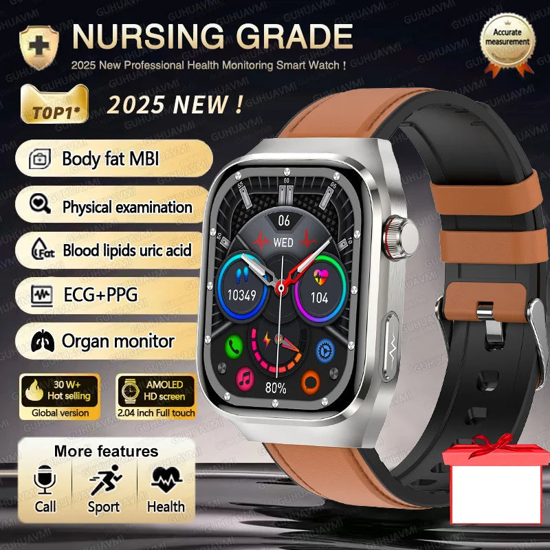 Three Highs Smartwatch TK16 | ECG, Blood Pressure & Body Analysis - TREASURE ESHOP