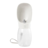 300 ml Wasserflasche mit Trinknapf für Hunde und Katzen, Farbe Türkis