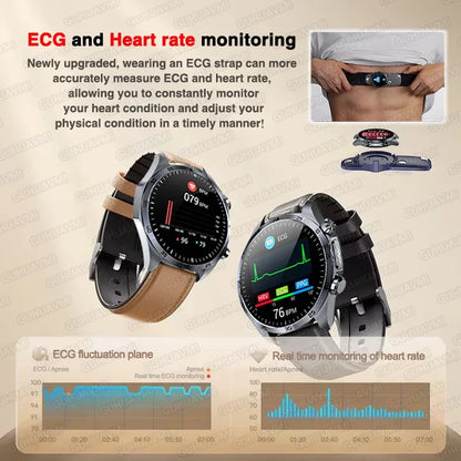 ECG+PPG Smart Health Watch | AI Blood Lipid & Fitness Tracker - TREASURE ESHOP
