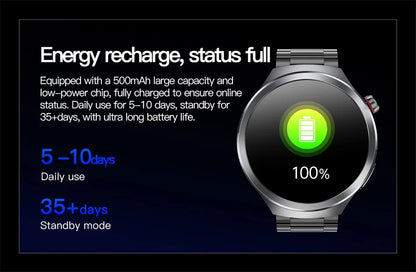 Health Trackr Smartwatch – Uric Acid, Blood Lipids ECG+PPG | 1.73” AMOLED | Body Analysis &amp; AI Diagnosis - TREASURE ESHOP