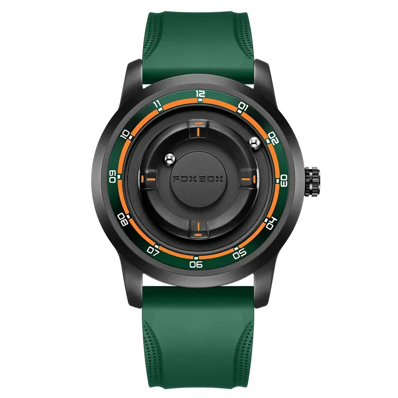 Planet Design Magnetic Pointer Watch – Waterproof Fashion Quartz Watch for Men - TREASURE ESHOP