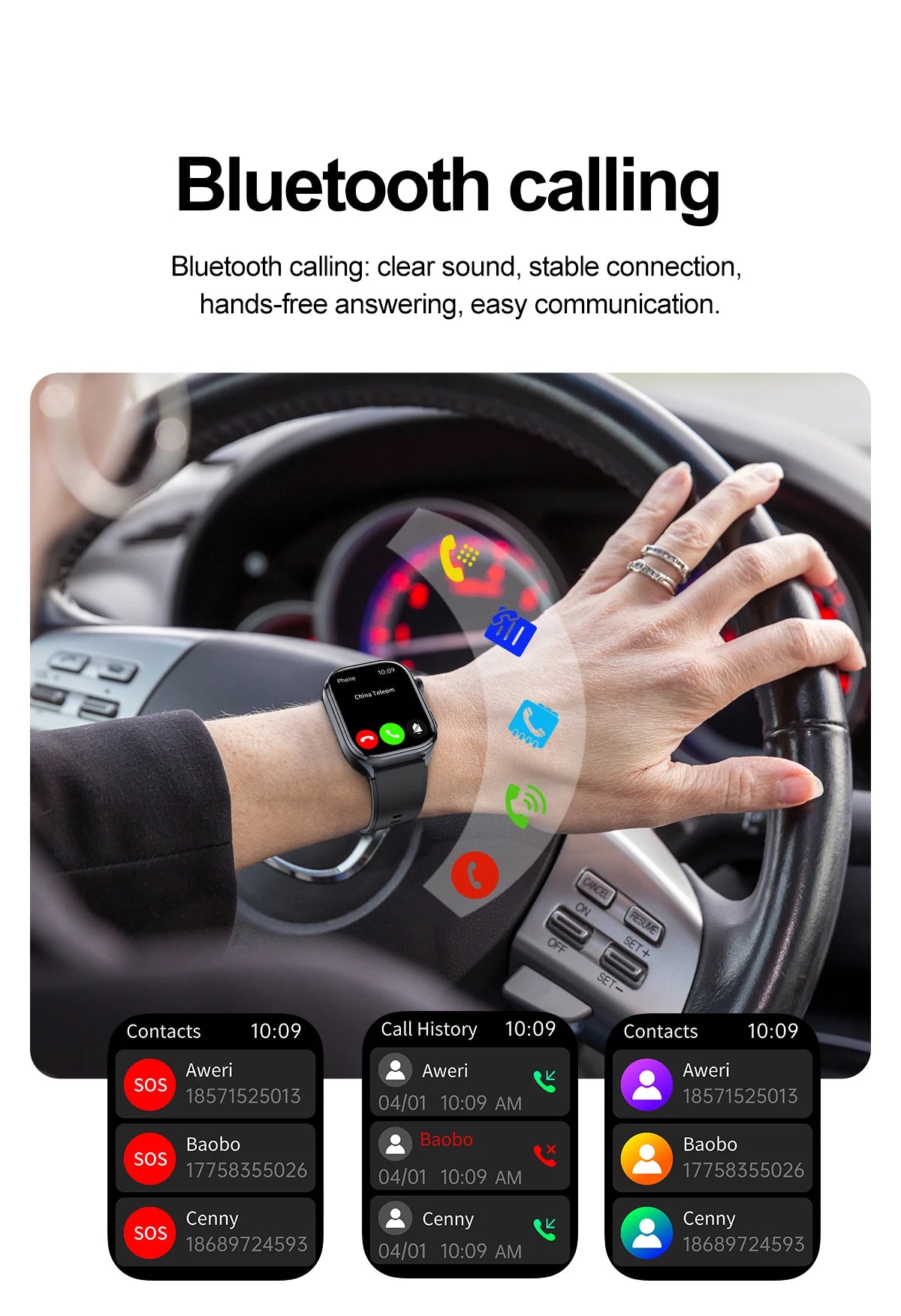 ECG+PPG Smart Watch | Uric Acid & Blood Pressure Tracker - TREASURE ESHOP