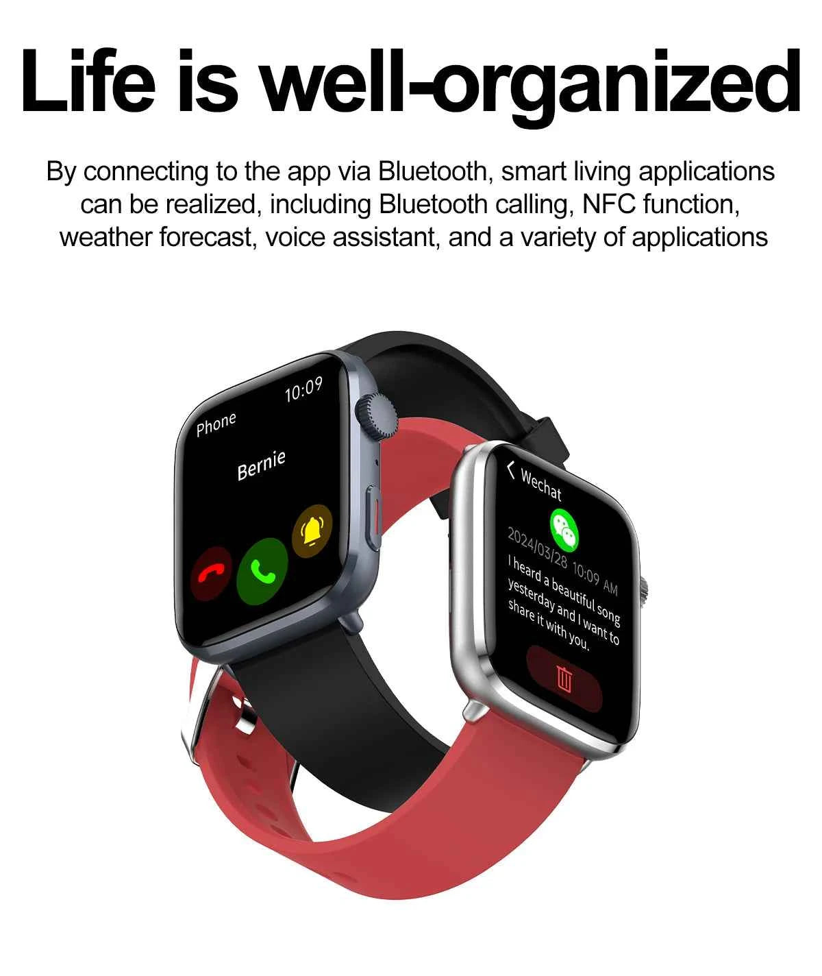 Women’s Smartwatch – AI Health Diagnosis, HRV + PPG, Blood Pressure &amp; SpO2 | 1.85” AMOLED | Bluetooth Call + NFC