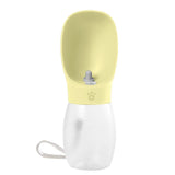 300 ml Wasserflasche mit Trinknapf für Hunde und Katzen, Farbe Türkis