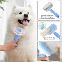 FurGone Self-Cleaning Pet Brush – Remove Loose Hair in Seconds (For Dogs & Cats)