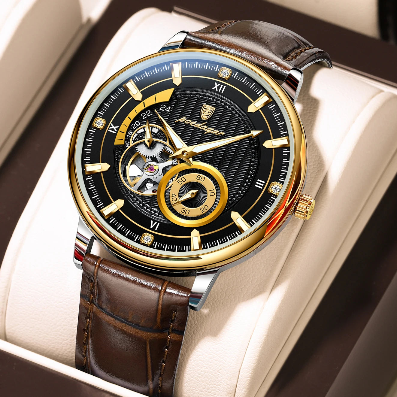 Men’s Automatic Mechanical Watch | Skeleton Tourbillon - TREASURE ESHOP