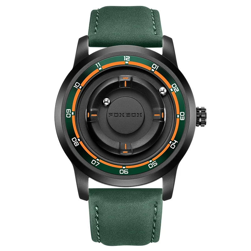 Planet Design Magnetic Pointer Watch – Waterproof Fashion Quartz Watch for Men - TREASURE ESHOP