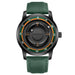 Green leather