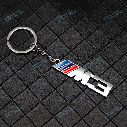 BMW Metal PU Leather Keychain – Luxury Car Logo Key Ring Accessory - TREASURE ESHOP