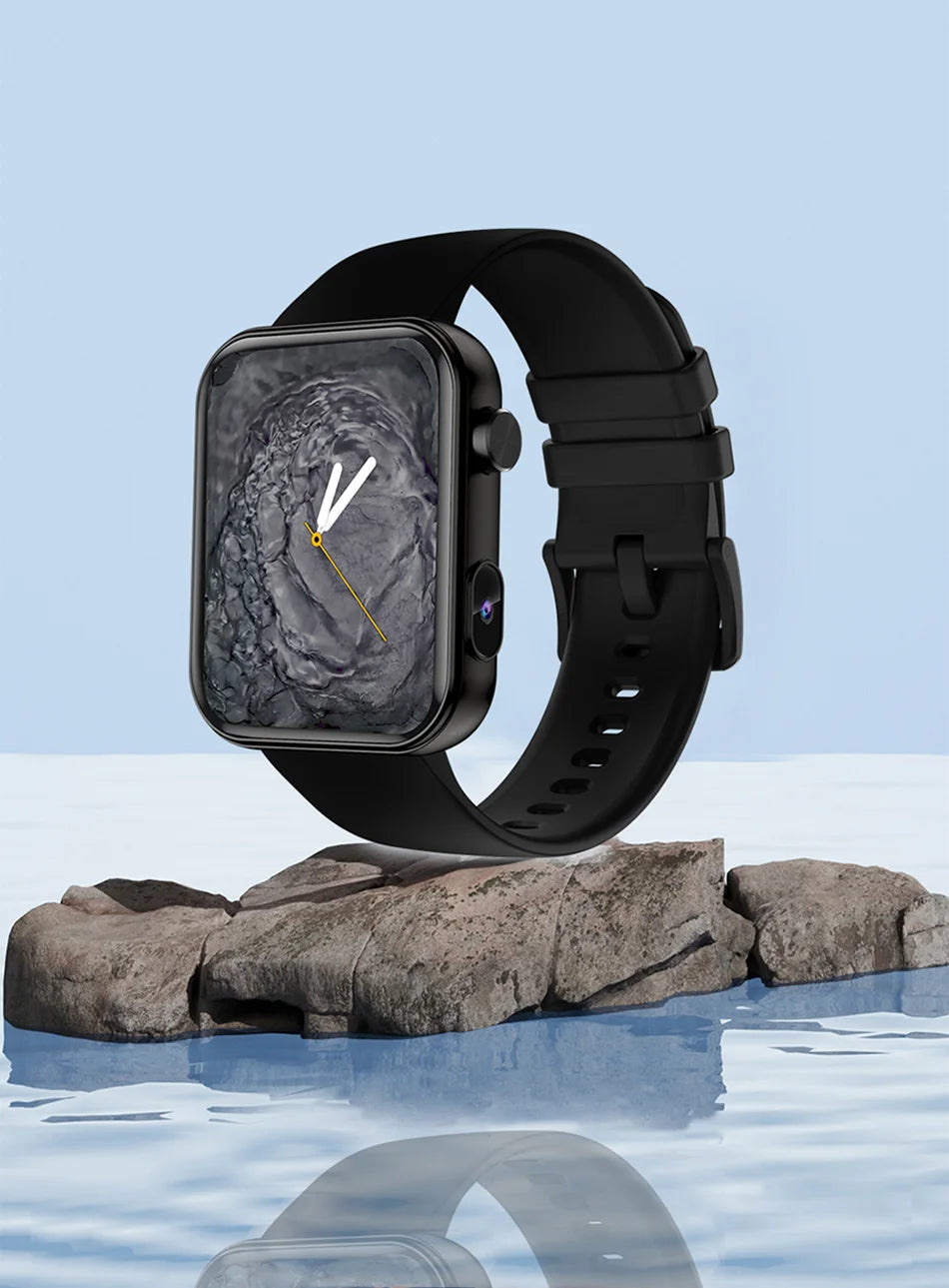 Smart Watch with Camera Video Recording – 1.91” Display, Bluetooth Call, Heart Rate Fitness Tracking | Android iOS - TREASURE ESHOP