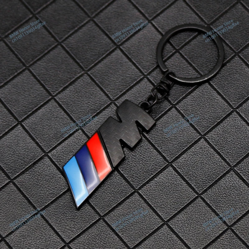 BMW Metal PU Leather Keychain – Luxury Car Logo Key Ring Accessory - TREASURE ESHOP