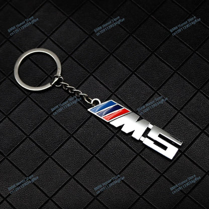 BMW Metal PU Leather Keychain – Luxury Car Logo Key Ring Accessory - TREASURE ESHOP