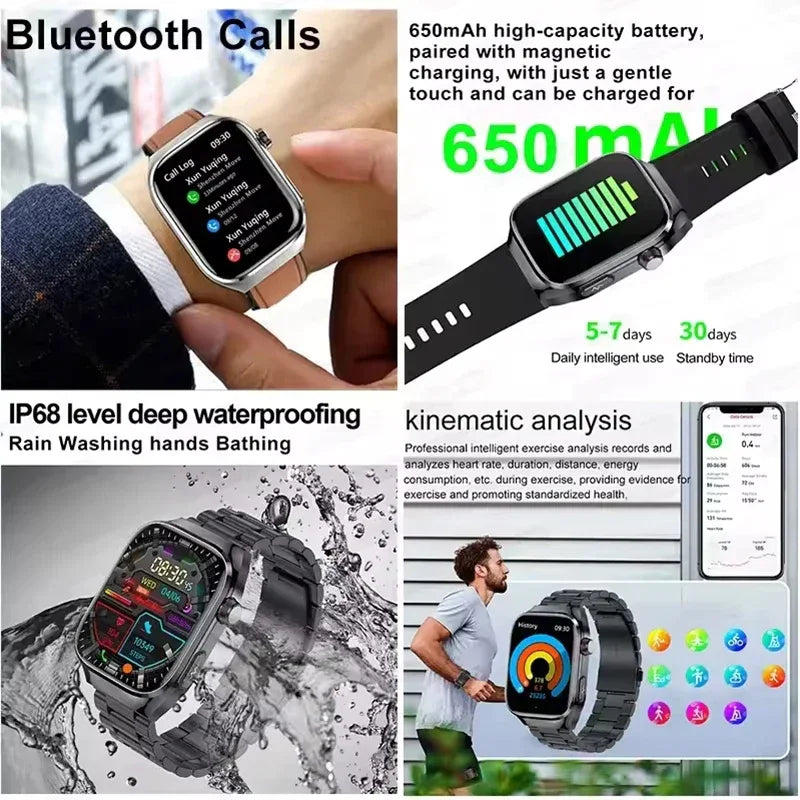 Three Highs Smartwatch TK16 | ECG, Blood Pressure & Body Analysis - TREASURE ESHOP