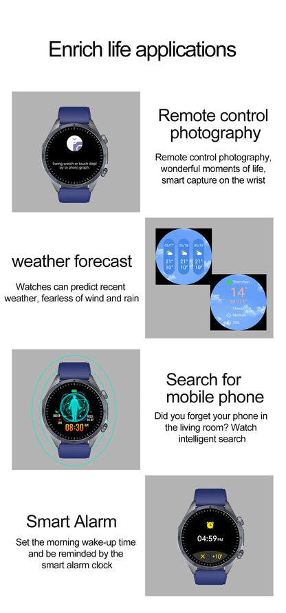 ECG+PPG Smart Health Watch | AI Blood Lipid & Fitness Tracker - TREASURE ESHOP