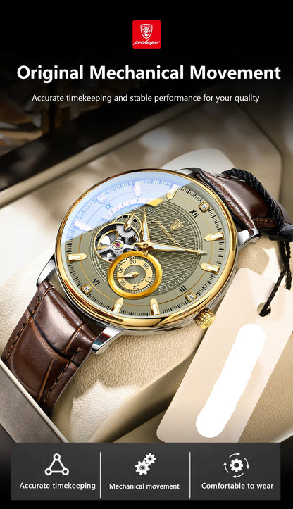 Men’s Automatic Mechanical Watch | Skeleton Tourbillon - TREASURE ESHOP