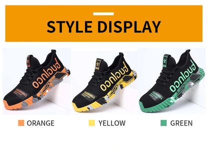 Men’s Steel Toe Work Sneakers | Puncture-Proof Safety Shoes - TREASURE ESHOP