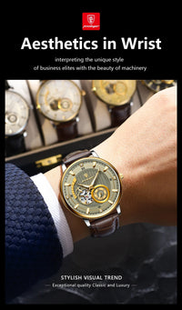 Men’s Automatic Mechanical Watch | Skeleton Tourbillon - TREASURE ESHOP